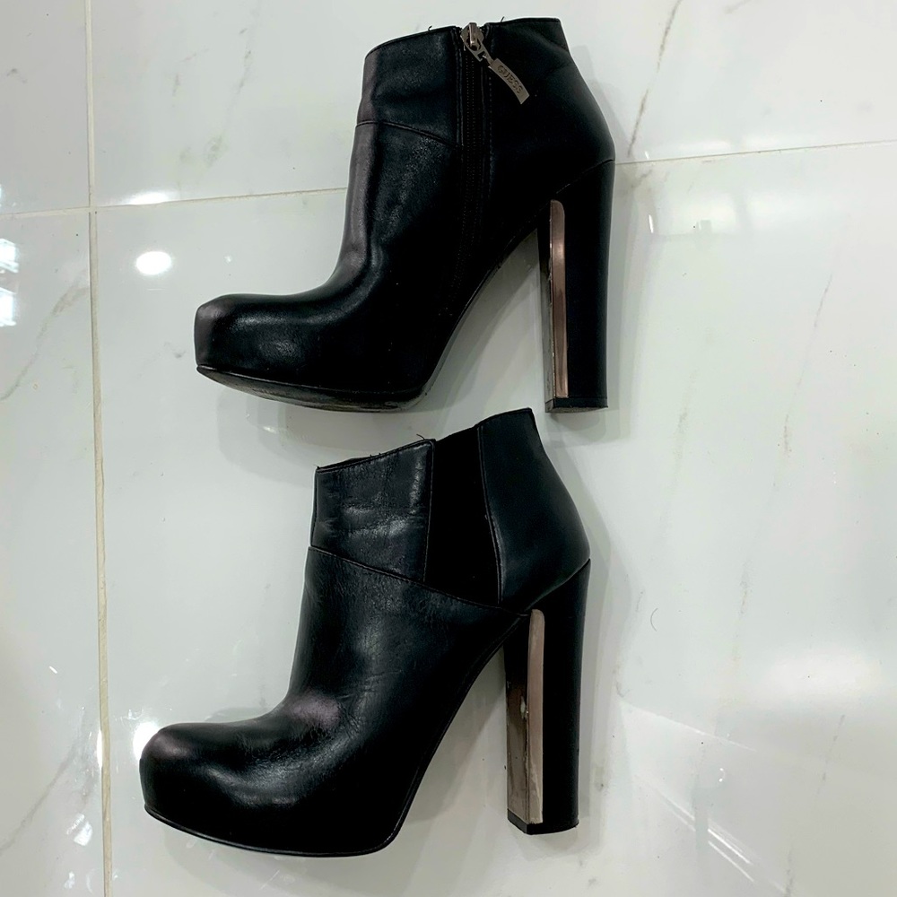 Guess platform bootie